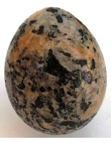 Oeuf Quartz rose tourmaline 6cm