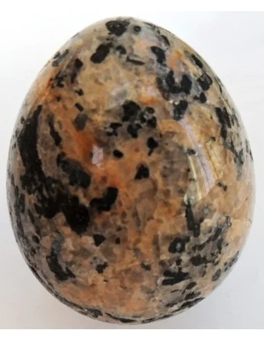 Oeuf Quartz rose tourmaline 6cm