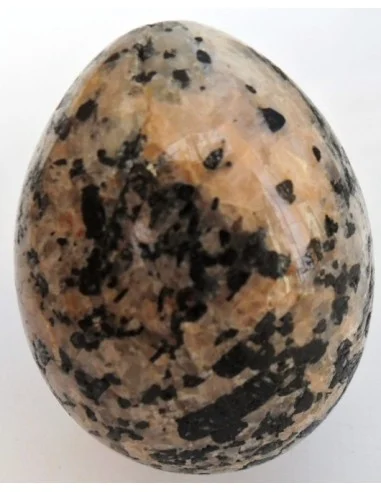 Oeuf Quartz rose tourmaline 6cm