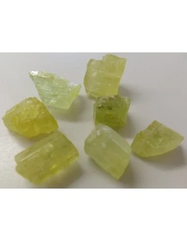 Apatite jaune brute gemme
