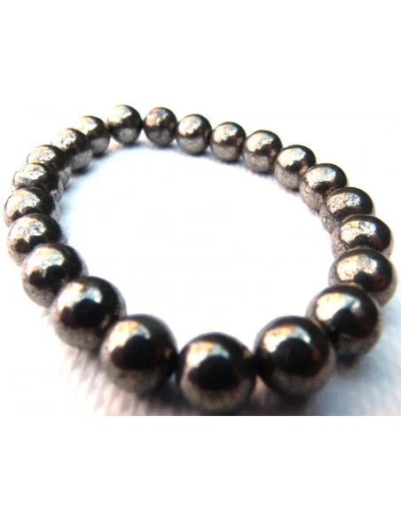 Pyrite en bracelet