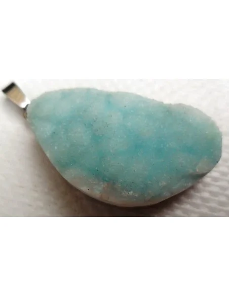 Smithsonite bleue pendentif argent Smithsonite bleue pendentif argent
