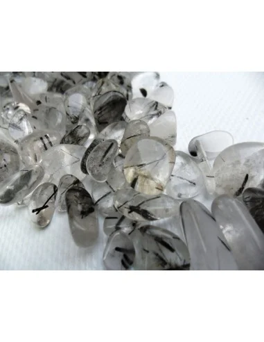 Quartz tourmalines noire polis 1g