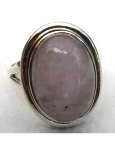 Kunzite bague argent 2
