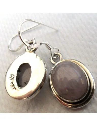 Kunzite boucles argent