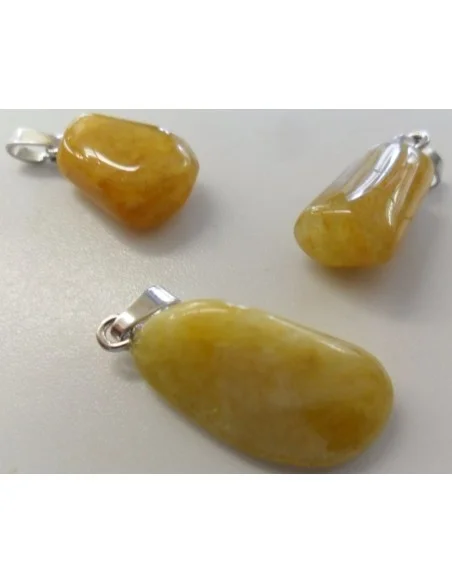 Heliodore pendentif argent