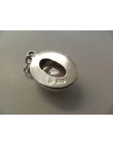 Kunzite pendentif argent