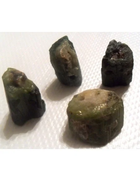 Tourmaline melon d'eau brute percé Tourmaline melon d'eau brute percé