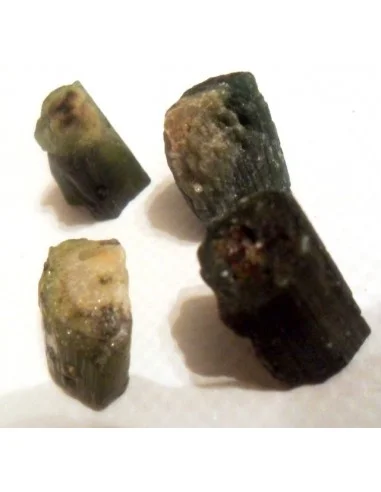 Tourmaline melon d'eau brute percé