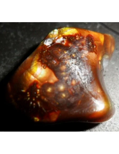 Opale noire  pendentif Opale noire  pendentif