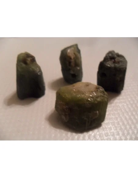 Tourmaline melon d'eau brute percé Tourmaline melon d'eau brute percé