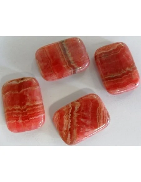 Rhodocrosite rectangle percé Rhodocrosite rectangle percé