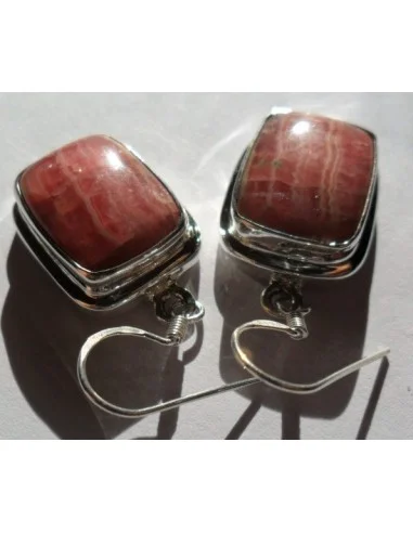 Rhodocrosite boucles rectangle