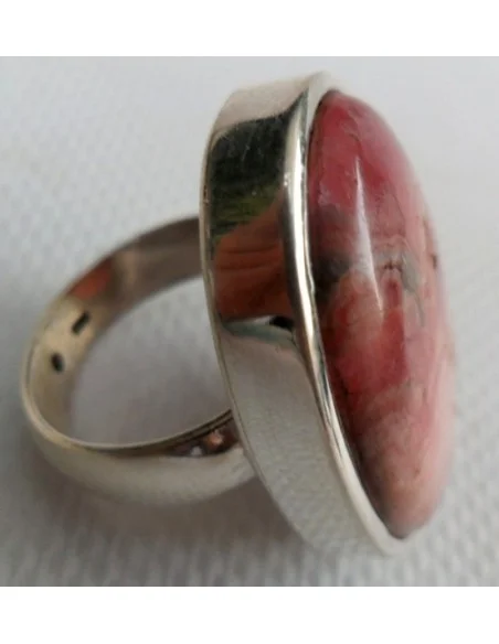 Rhodocrosite bague argent
