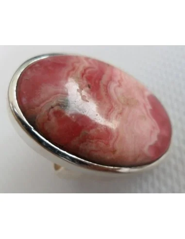 Rhodocrosite bague argent