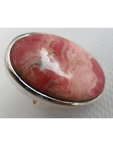 Rhodocrosite bague argent