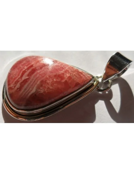 Rhodocrosite pendentif argent Rhodocrosite pendentif argent