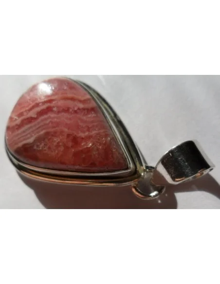 Rhodocrosite pendentif argent Rhodocrosite pendentif argent