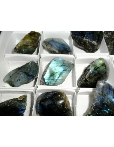 Labradorite moité polis 13 à 34g