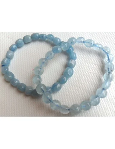 Aigue marine bracelet ovale