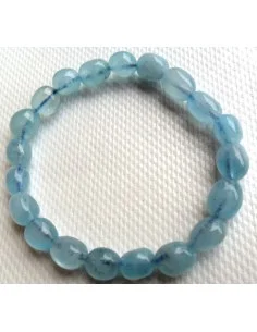 Aigue marine bracelet ovale