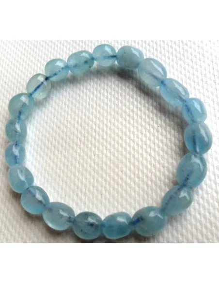 Aigue marine bracelet ovale