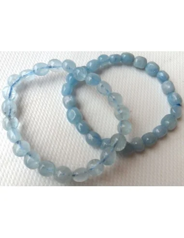 Aigue marine bracelet ovale