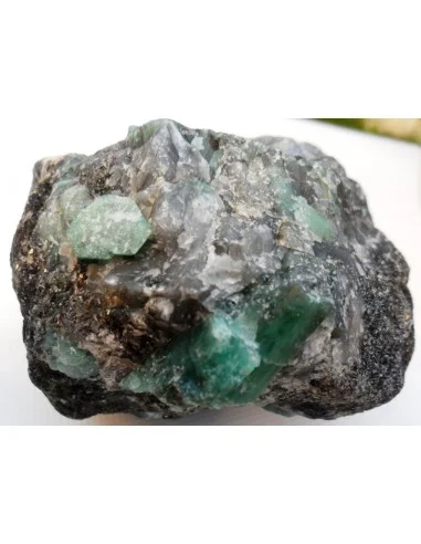 Grand morceau Emeraudes gangue