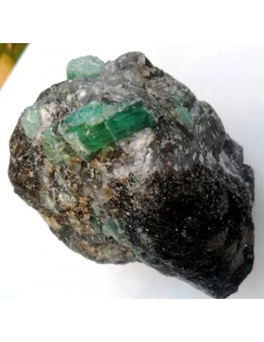Grand morceau Emeraudes gangue