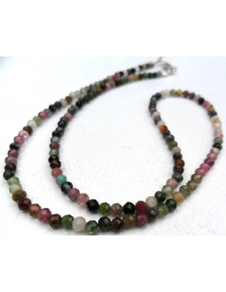 Tourmalines couleurs collier qualité gemme