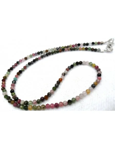 Tourmalines couleurs collier qualité gemme