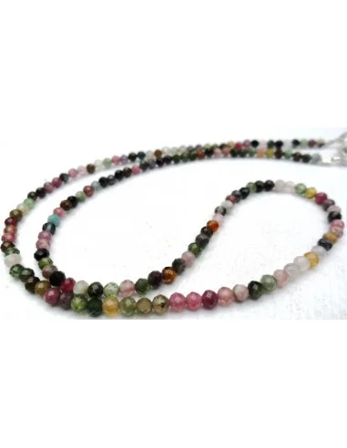 Tourmalines couleurs collier qualité gemme