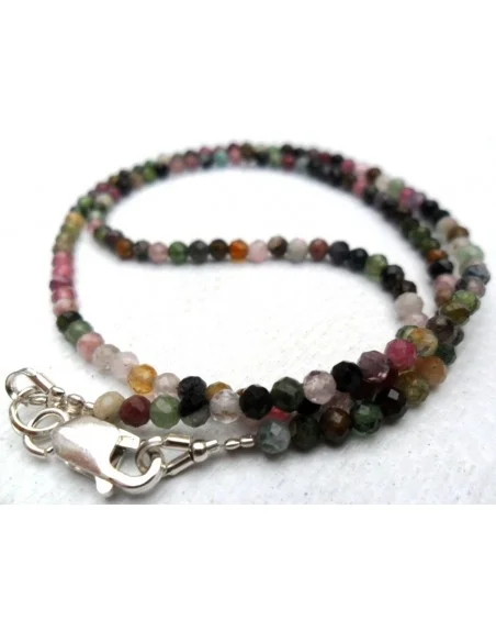Tourmalines couleurs collier qualité gemme