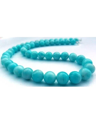Amazonite 8mm collier