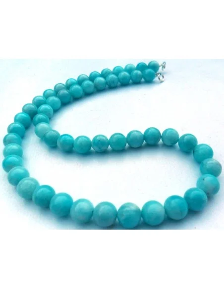 Amazonite 8mm collier