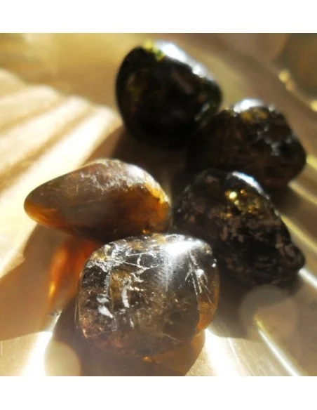 Elbaite Tourmaline fumé polis