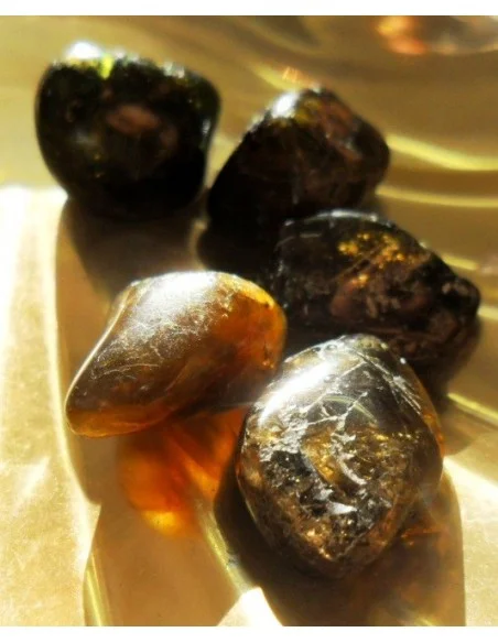 Elbaite Tourmaline fumé polis