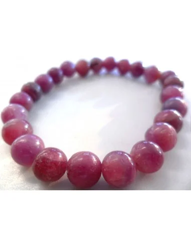Spinelle rouge bracelet 7mm