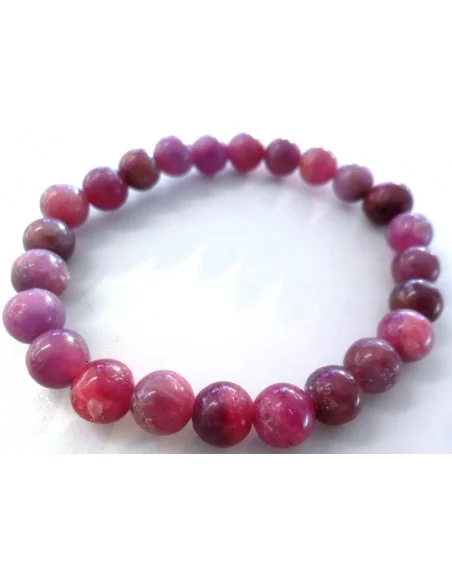 Spinelle rouge bracelet 7mm