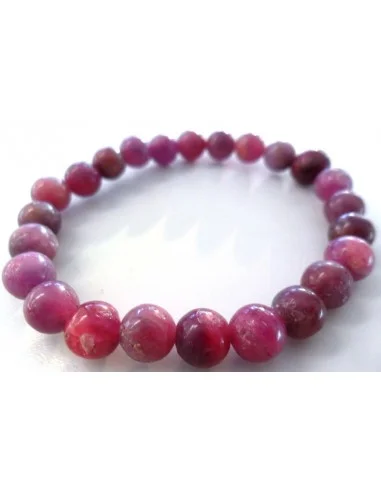Spinelle rouge bracelet 7mm