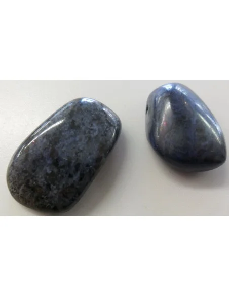 Dumortierite pierre perce, pendentif