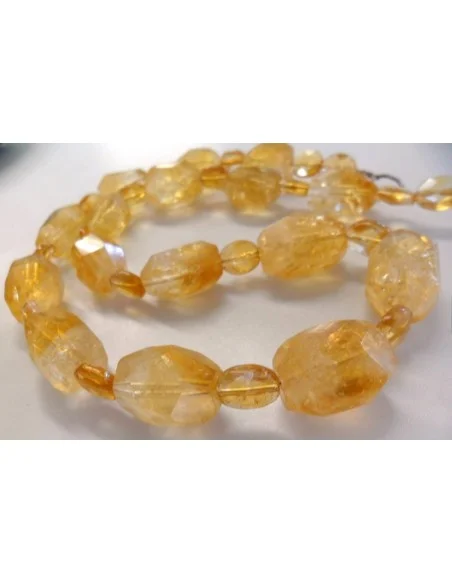 Citrine ovale facetté Citrine ovale facetté