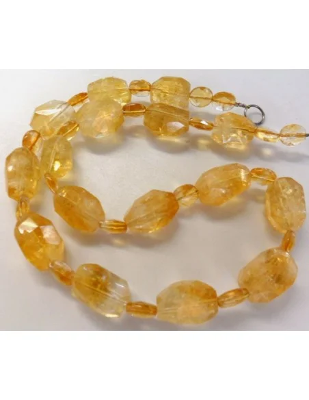 Citrine ovale facetté Citrine ovale facetté