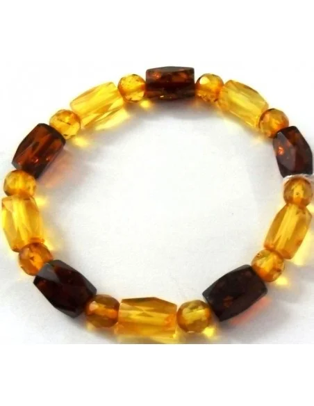 Bracelet ambres facettes Bracelet ambres facettes