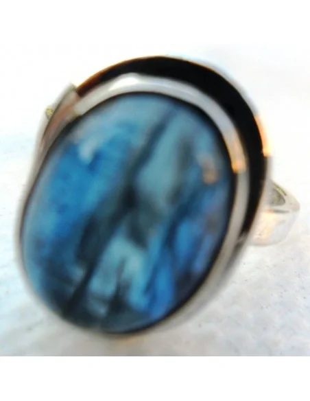 Cyanite bleue bague monté en argent Cyanite bleue bague monté en argent