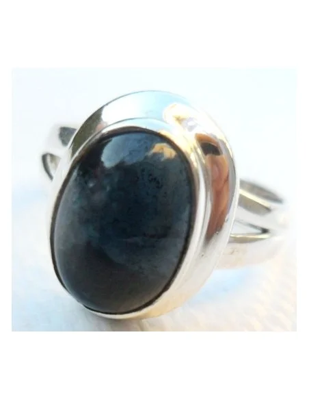 Indigolite, Tourmaline bleue bague argent Indigolite, Tourmaline bleue bague argent