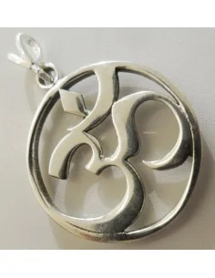 OM pendentif argent