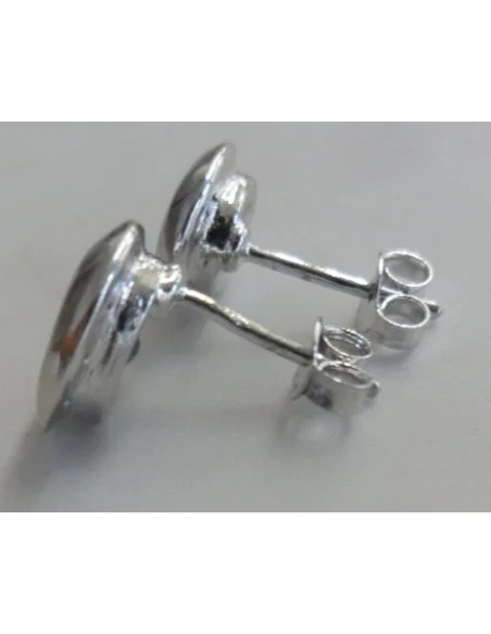 Emeraudes boucles pouce argent