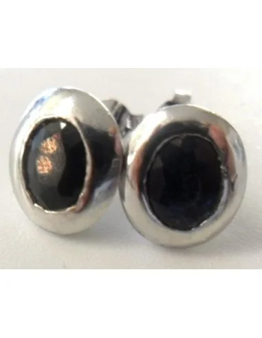 Saphirs boucles pouce argent