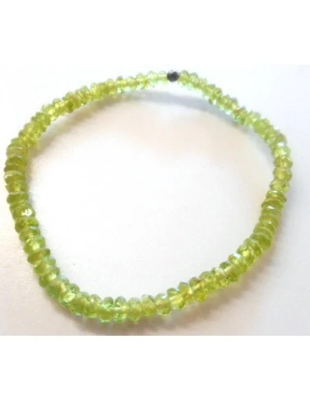 Bracelet péridot facettes Bracelet péridot facettes